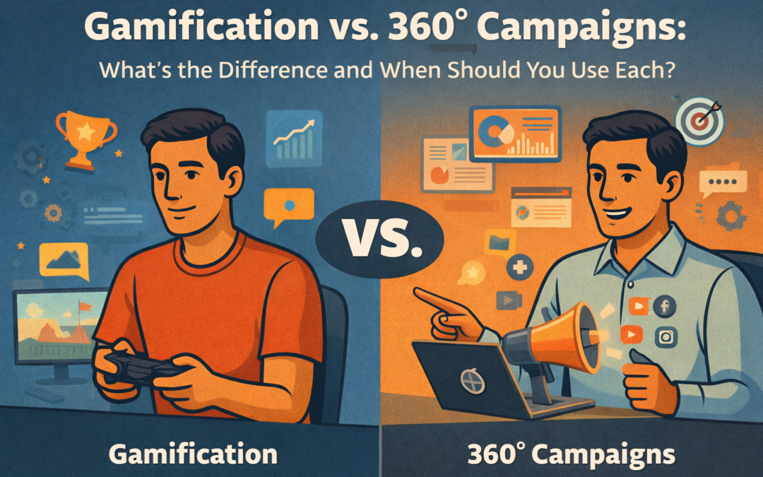 Gamification vs. 360° Campaigns: What’s the Difference and When Should You Use Each?