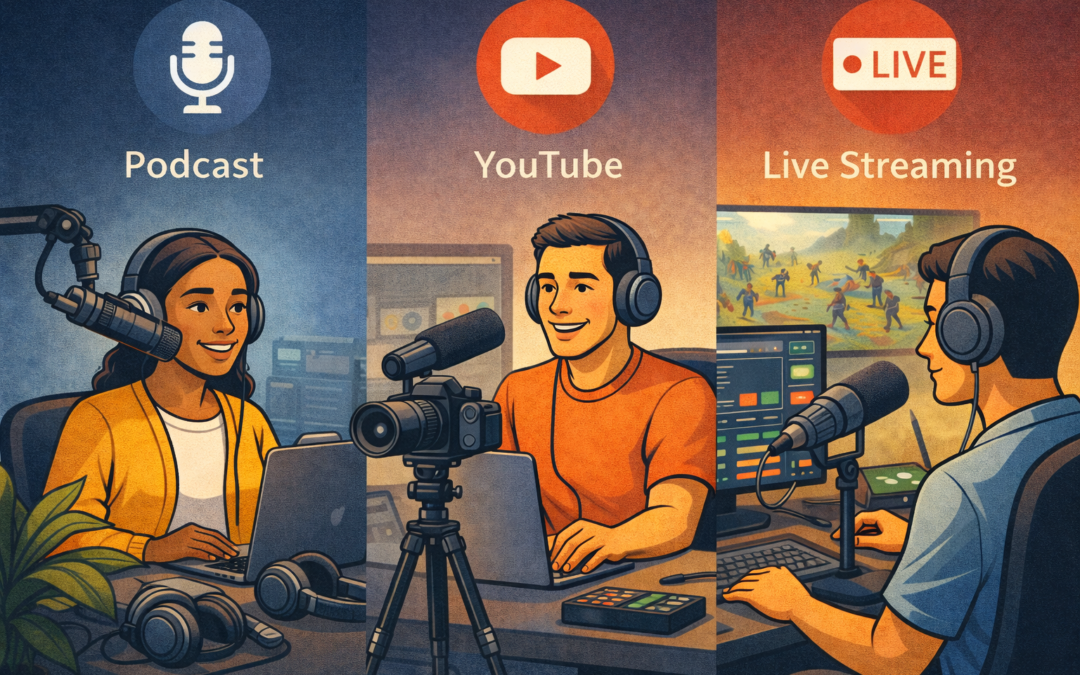 Audio for Content Creators: What You Should Hire for Podcasts, YouTube, or Live Streaming